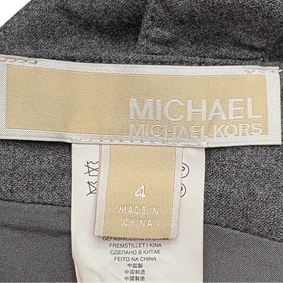 NEW, Michael Kors, Wool Flannel Crop Top, Size 4, Gray - Picture 5 of 8